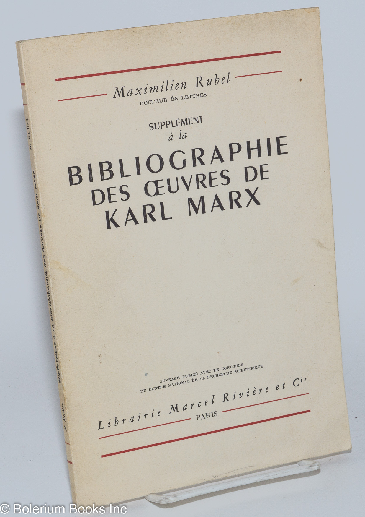 Suppl ment La Bibliographie Des Oeuvres De Karl Marx Maximilien Rubel suppl-ment-la-bibliographie-des-oeuvres-de-karl-marx-maximilien-rubel